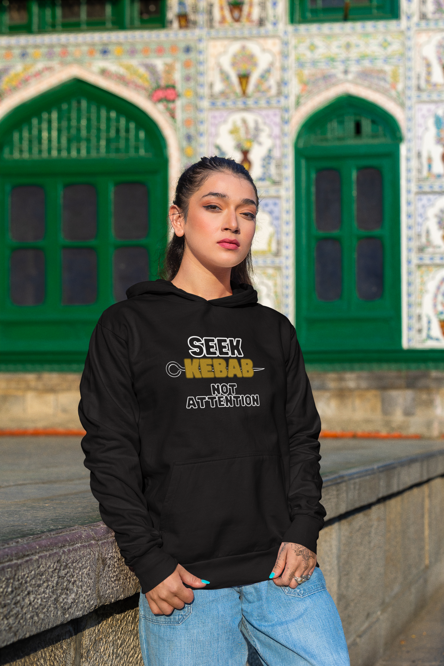 Seek Kebab, Not Attention - Hoodie